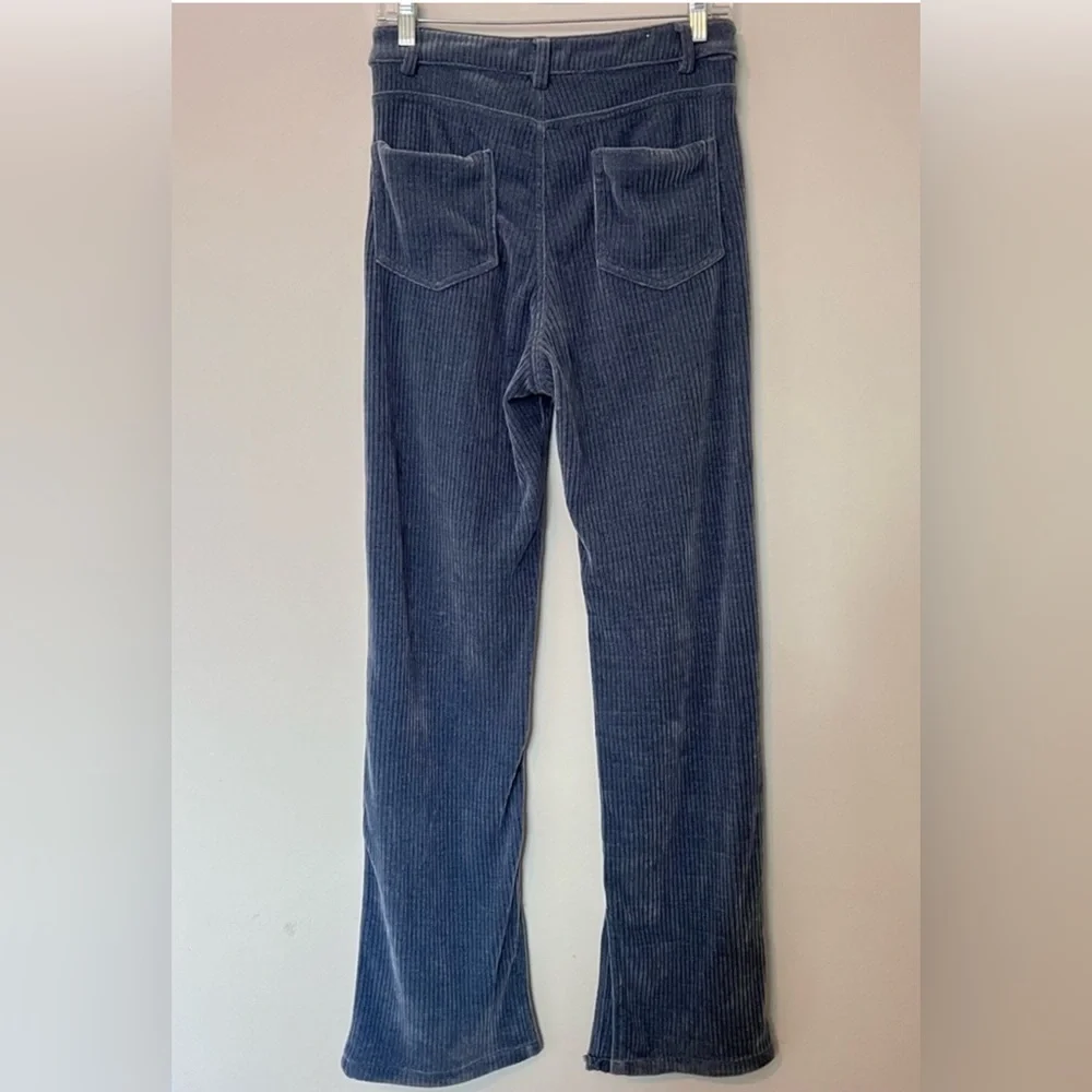 Zara 70s Velvet Corduroy Pants Size 4 - Picture 8 of 14